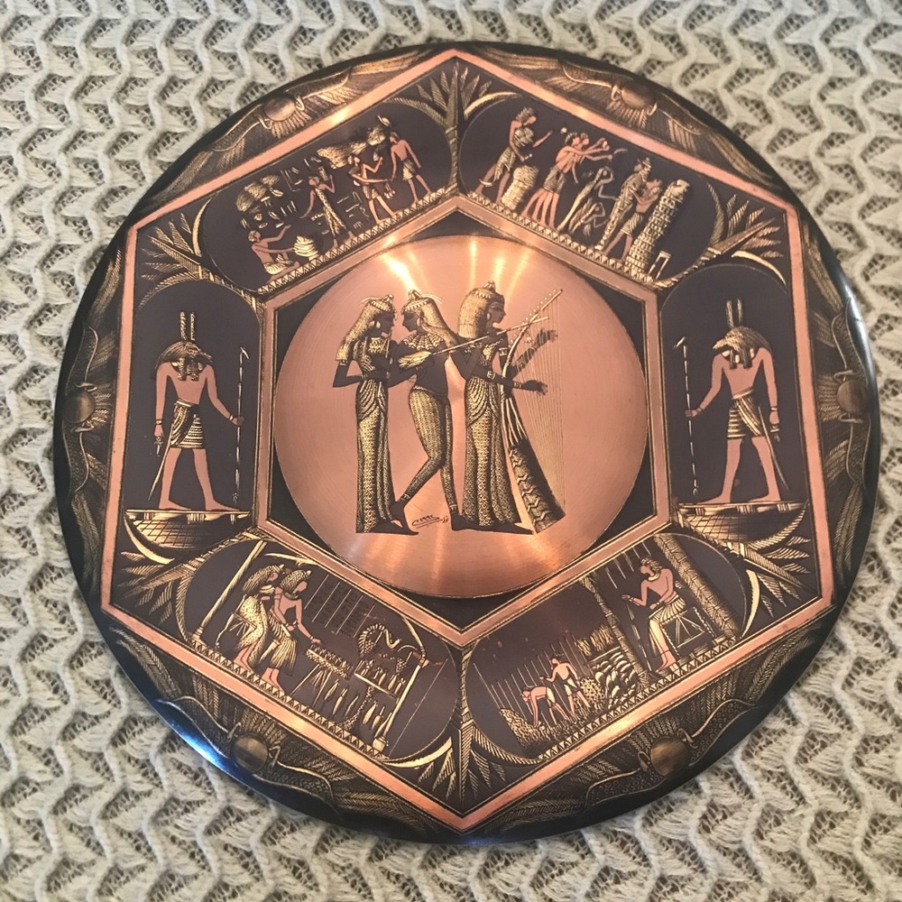 Egyptian Decorative Plate Wall Hanging
